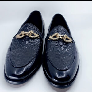 Tpc loafers with chain black